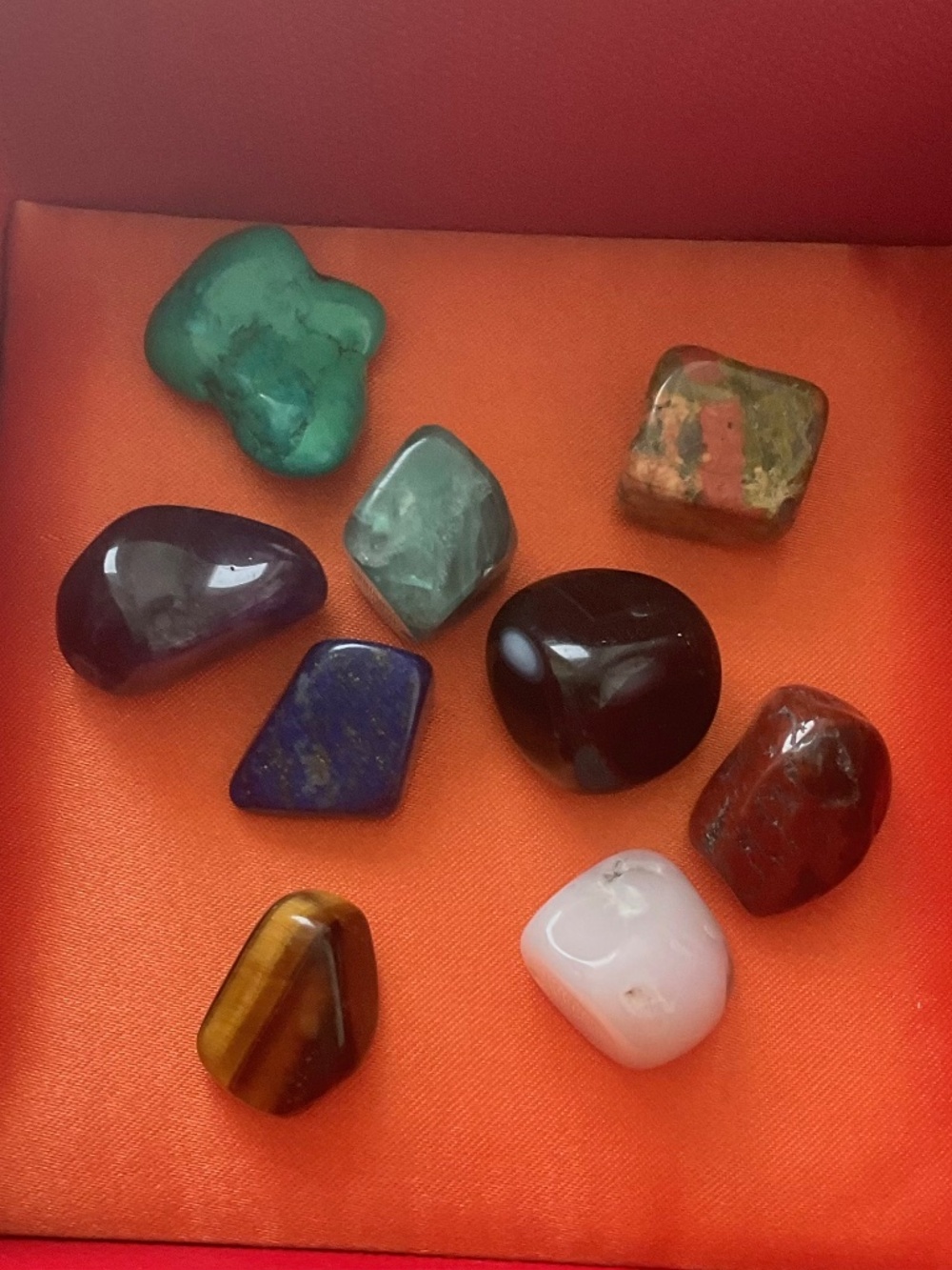 Loose gemstone 9 pieces